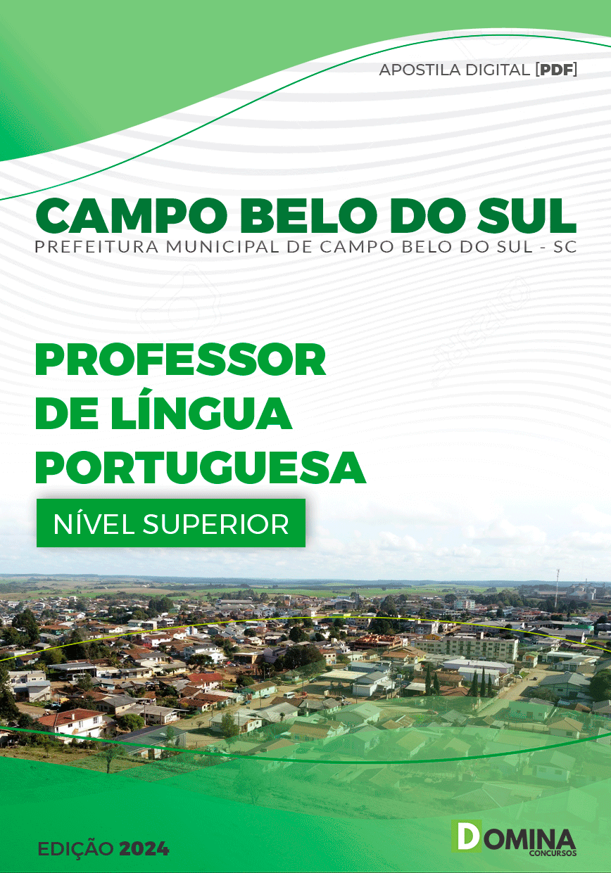Pref Campo Belo do Sul SC 2024 Professor de Língua Portuguesa