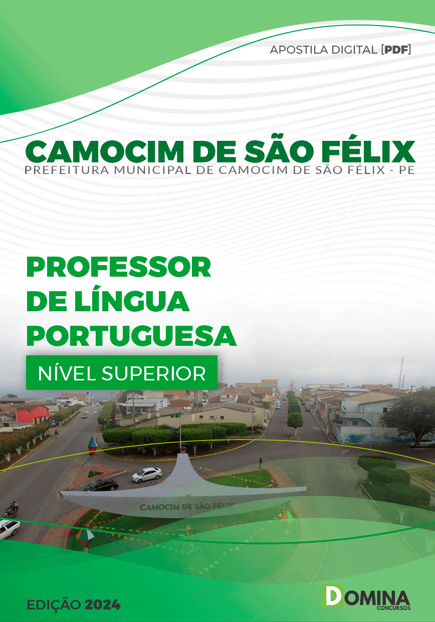 Pref Camocim São Félix PE 2024 Professor de Língua Portuguesa