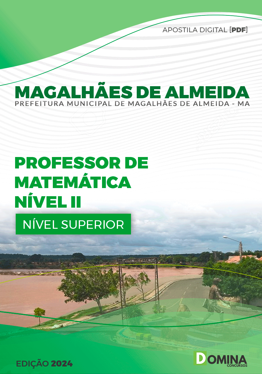 Apostila Pref Magalhães de Almeida MA 2024 Professor II Matemática