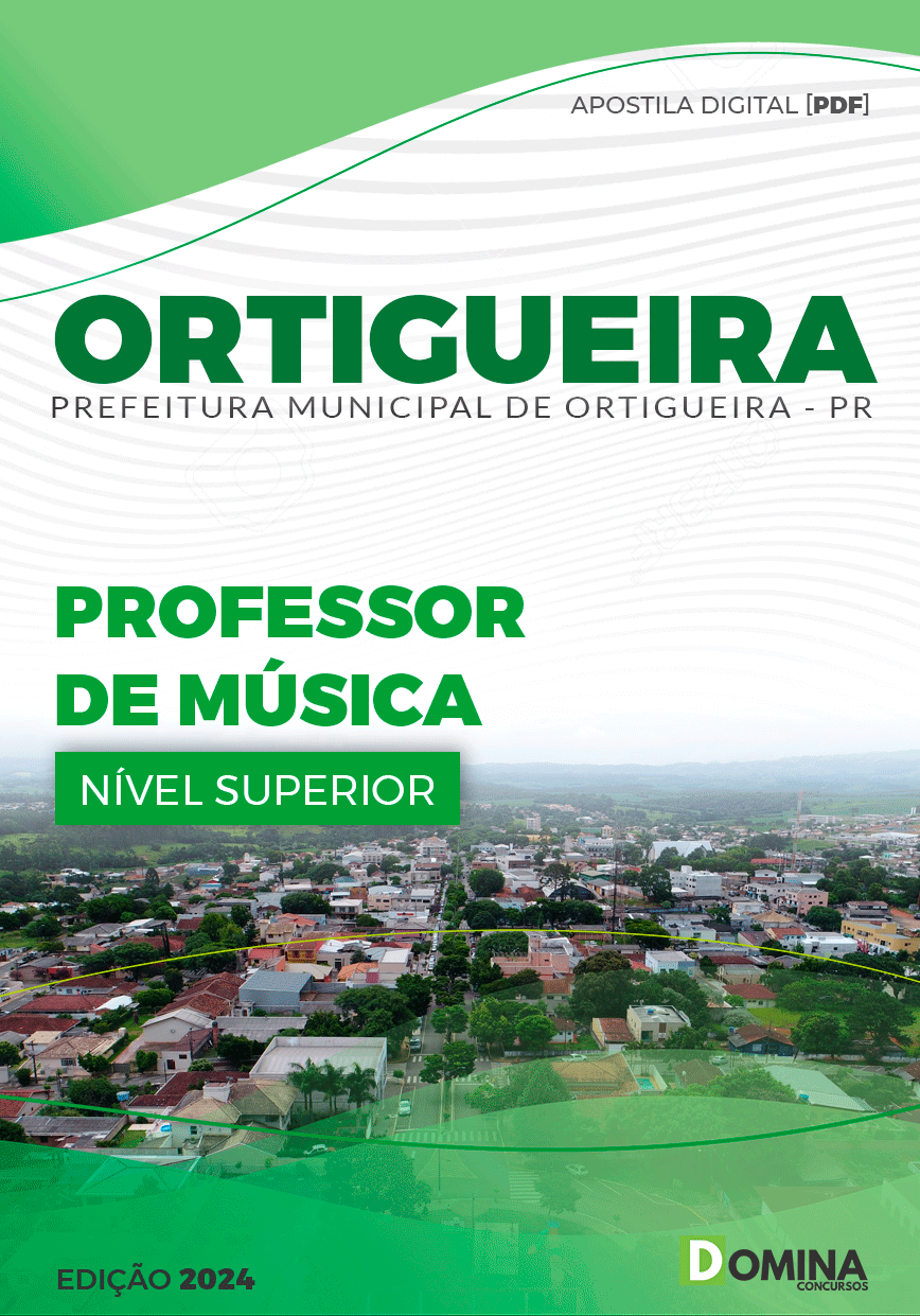 Apostila Pref Ortigueira PR 2024 Professor Música