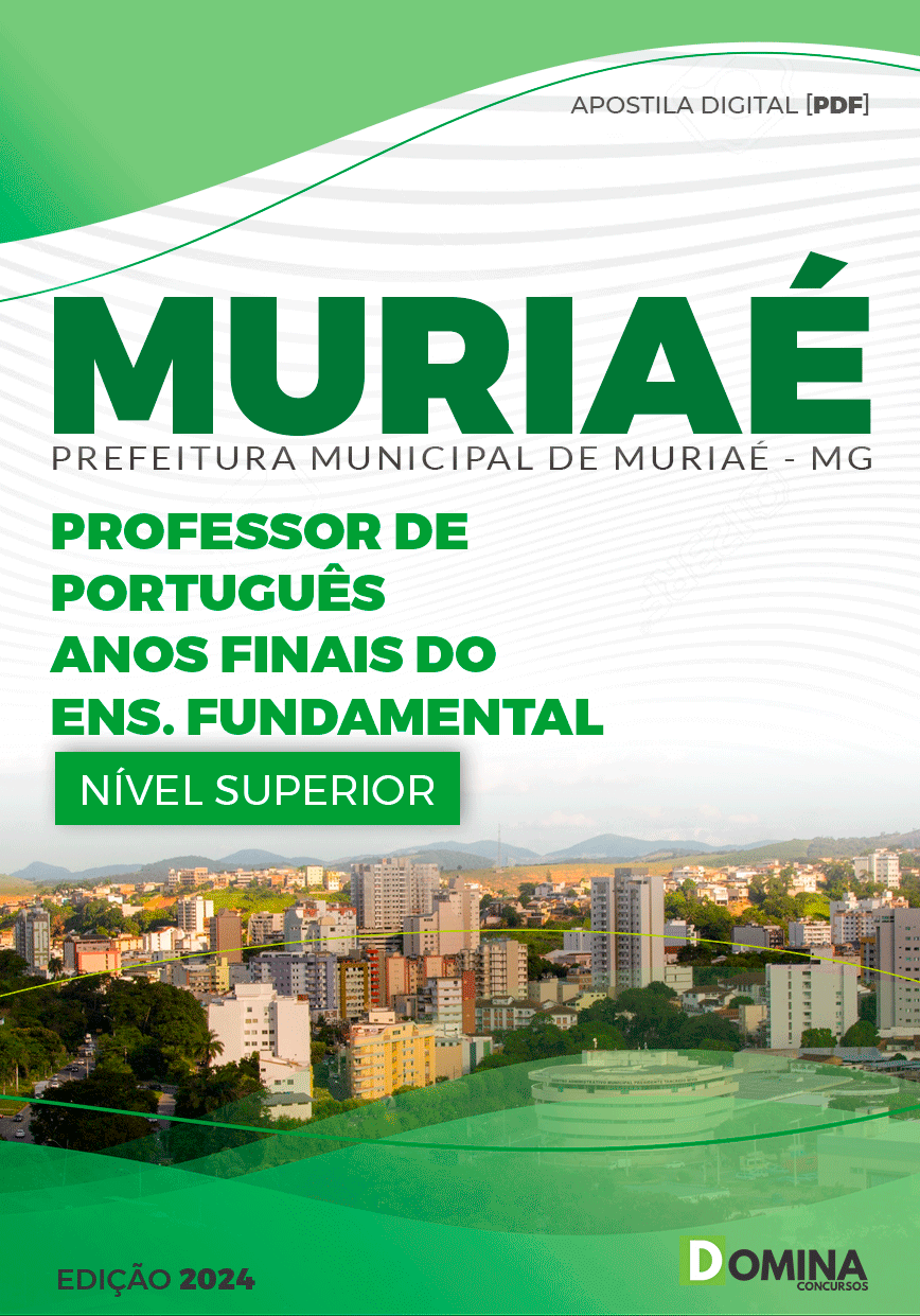 Apostila Pref Muriaé MG 2024 Professor Português
