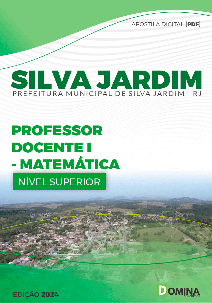 Apostila Pref Silva Jardim RJ 2024 Professor Matemática