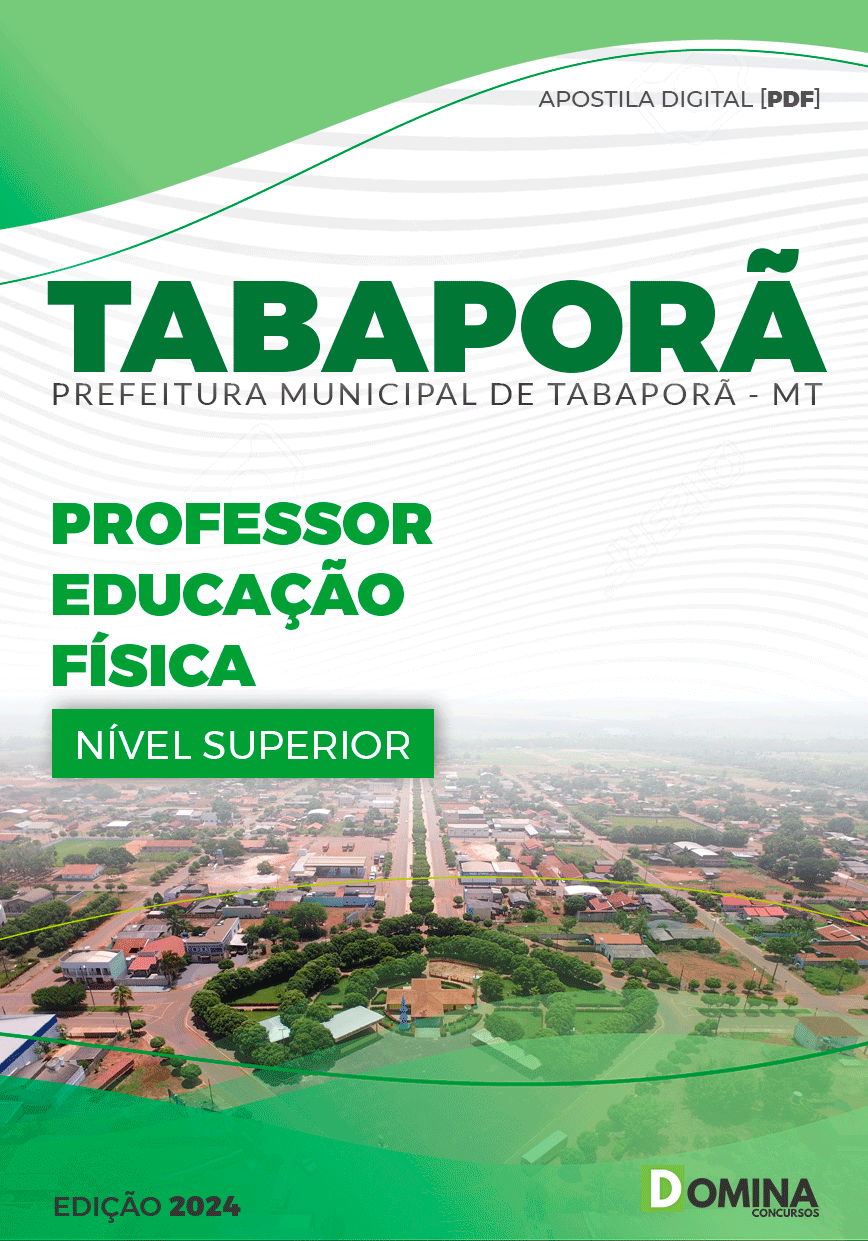 Apostila Pref Tabaporã MT 2024 Professor Educação Física