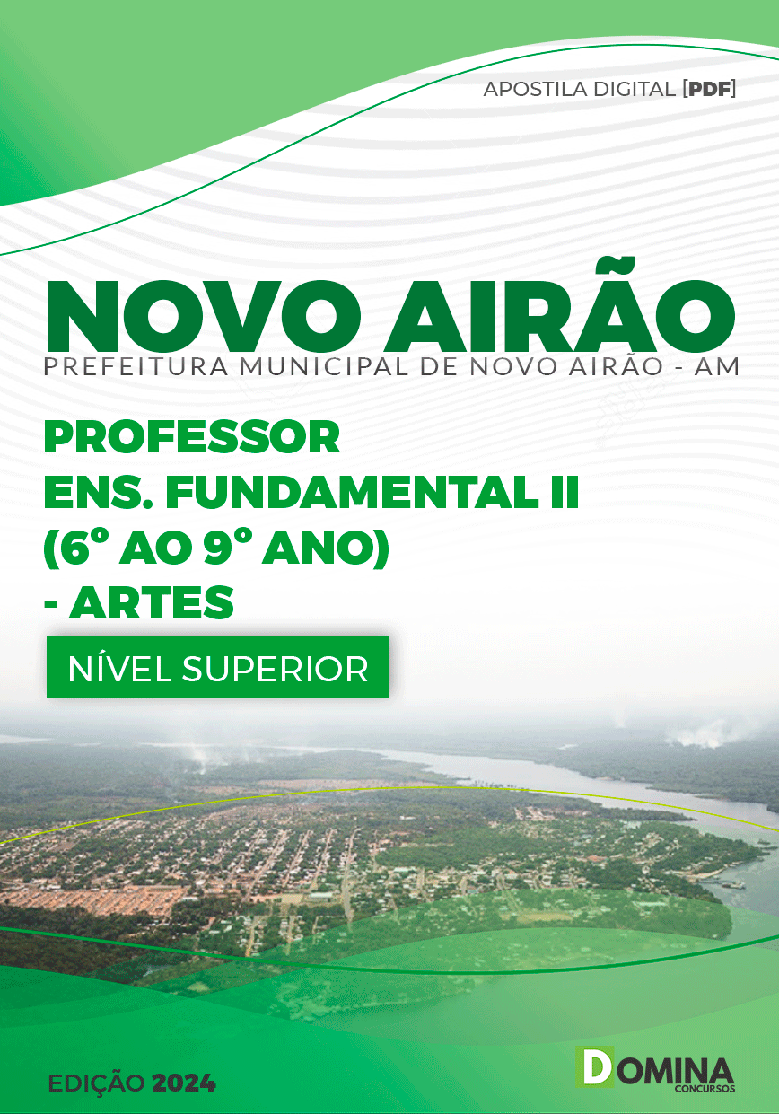 Apostila Pref Novo Airão AM 2024 Professor Artes