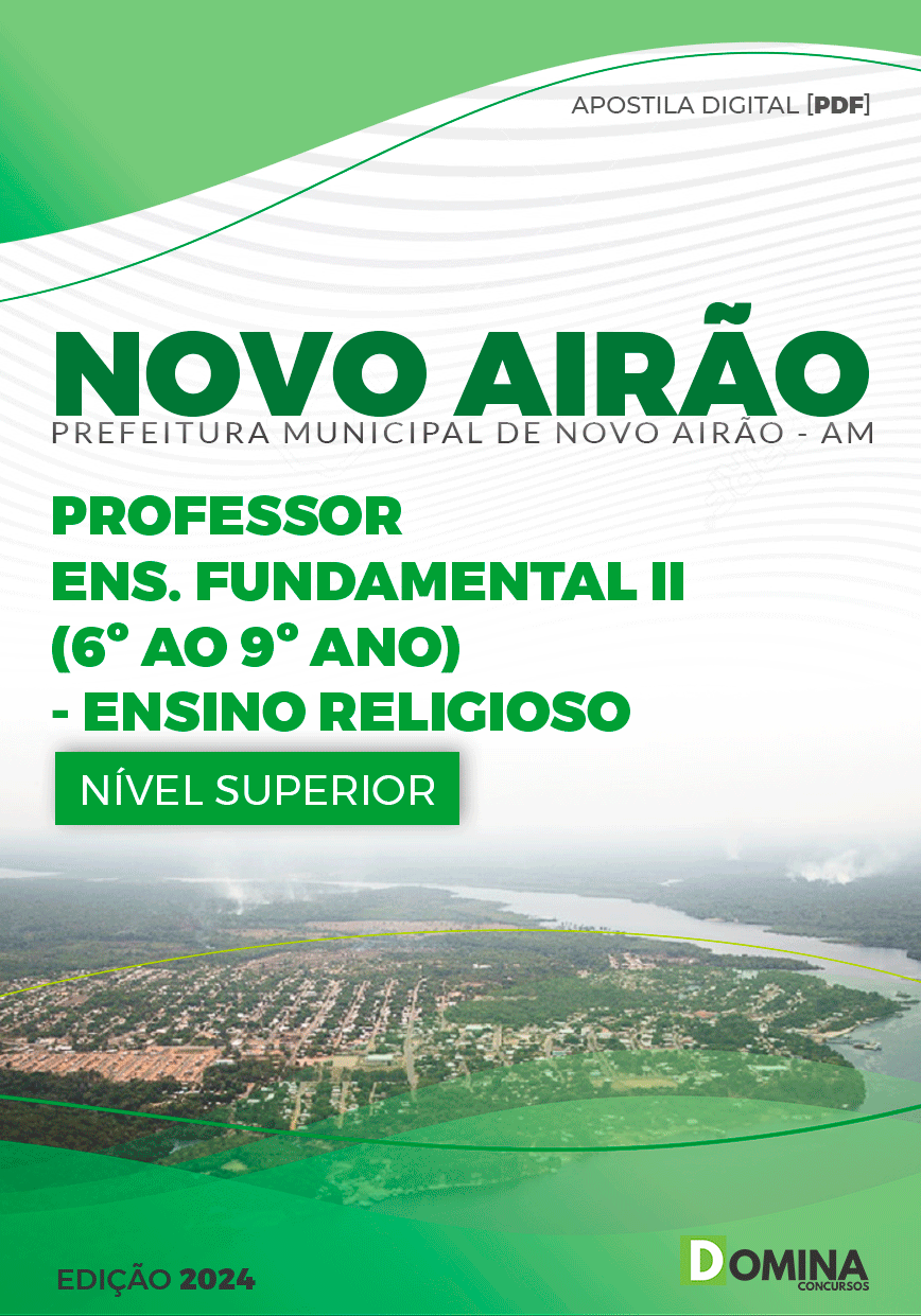 Apostila Pref Novo Airão AM 2024 Professor Ensino Religioso