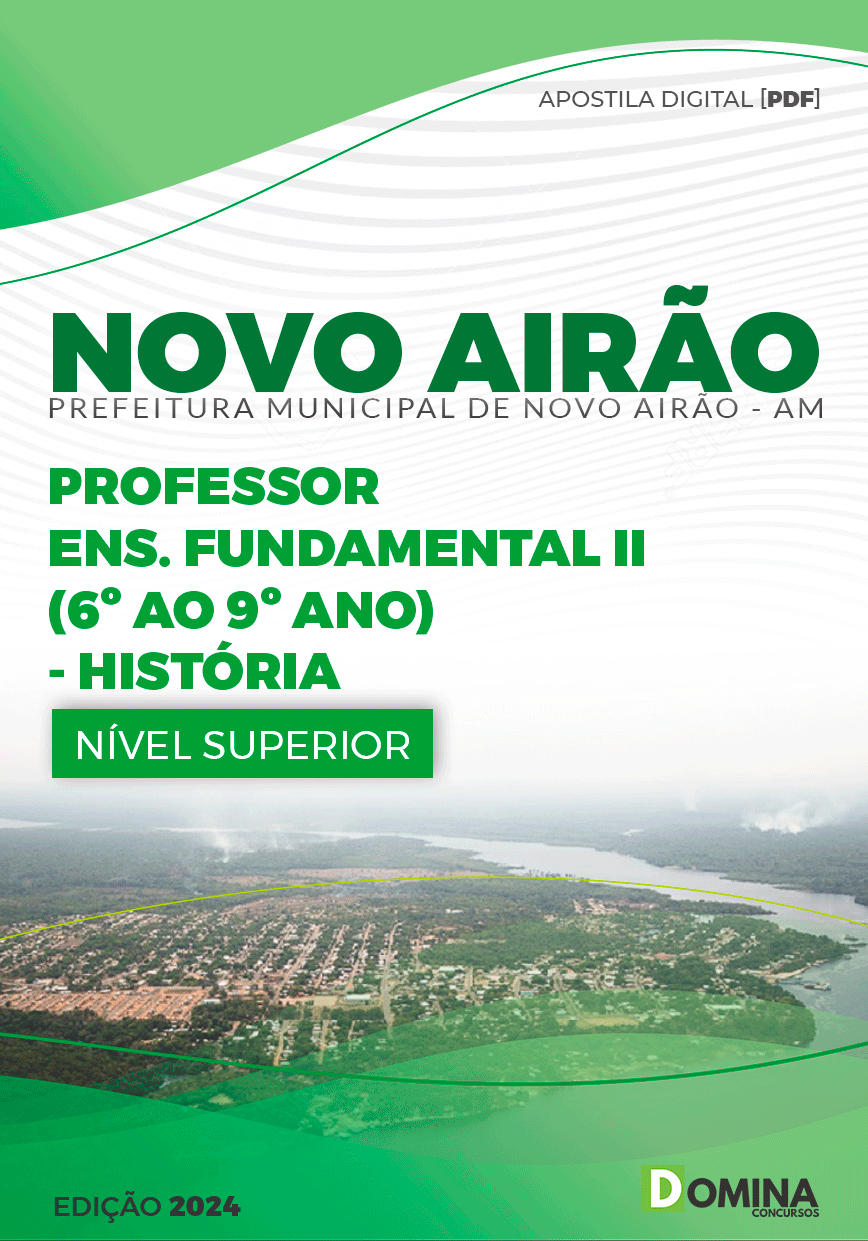 Apostila Pref Novo Airão AM 2024 Professor História