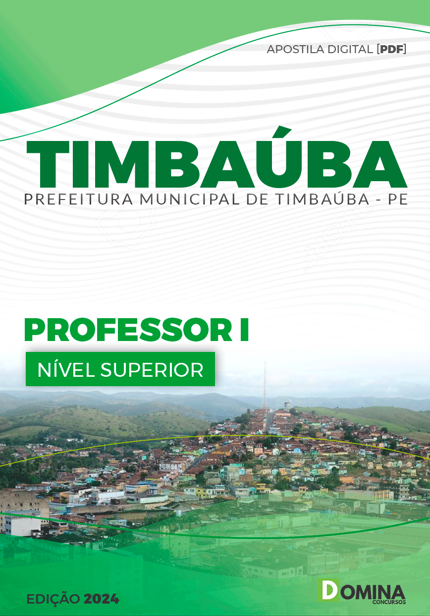 Apostila Pref Timbaúba PE 2024 Professor