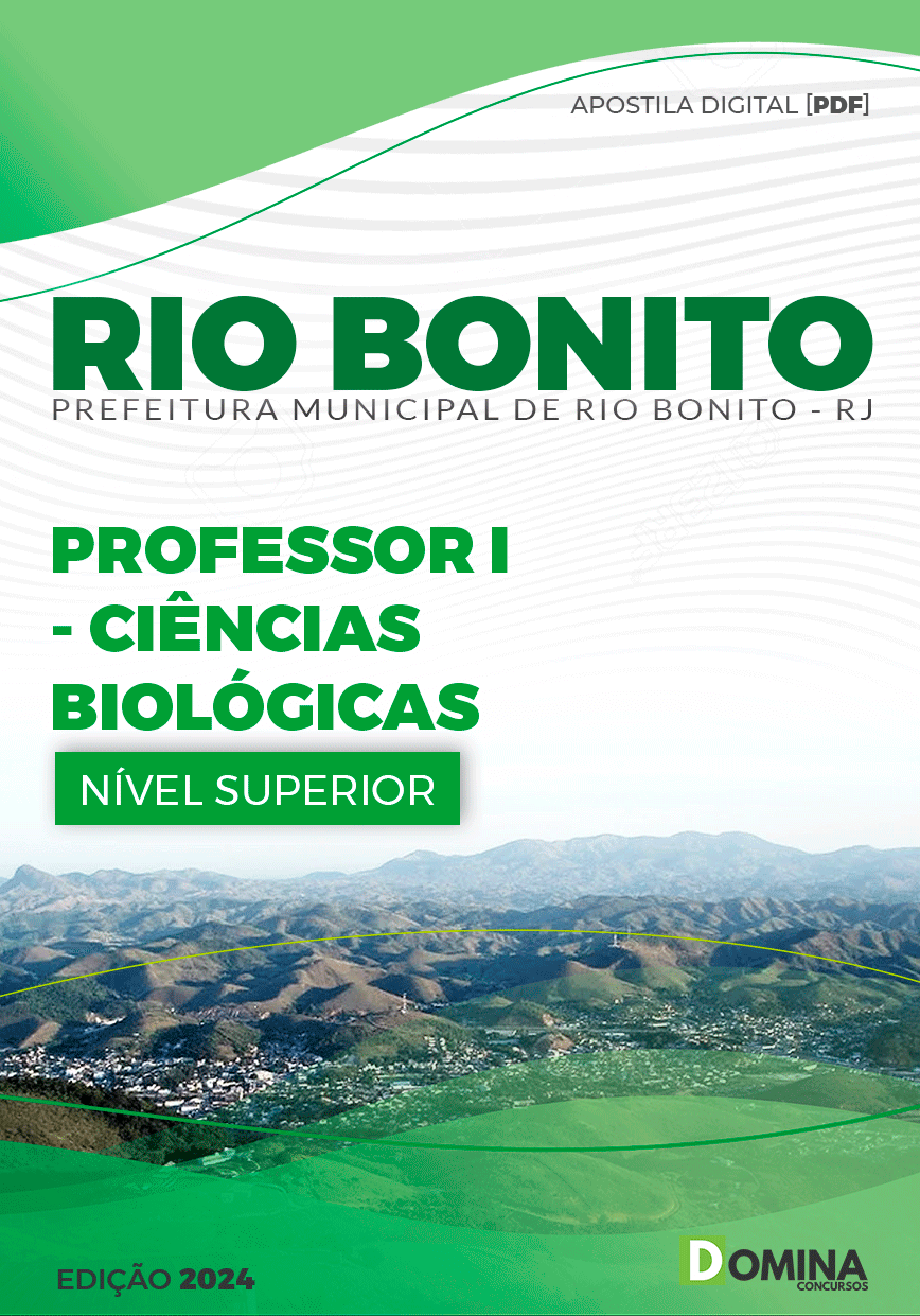Apostila Pref Rio Bonito RJ 2024 Professor I Ciências Biológicas