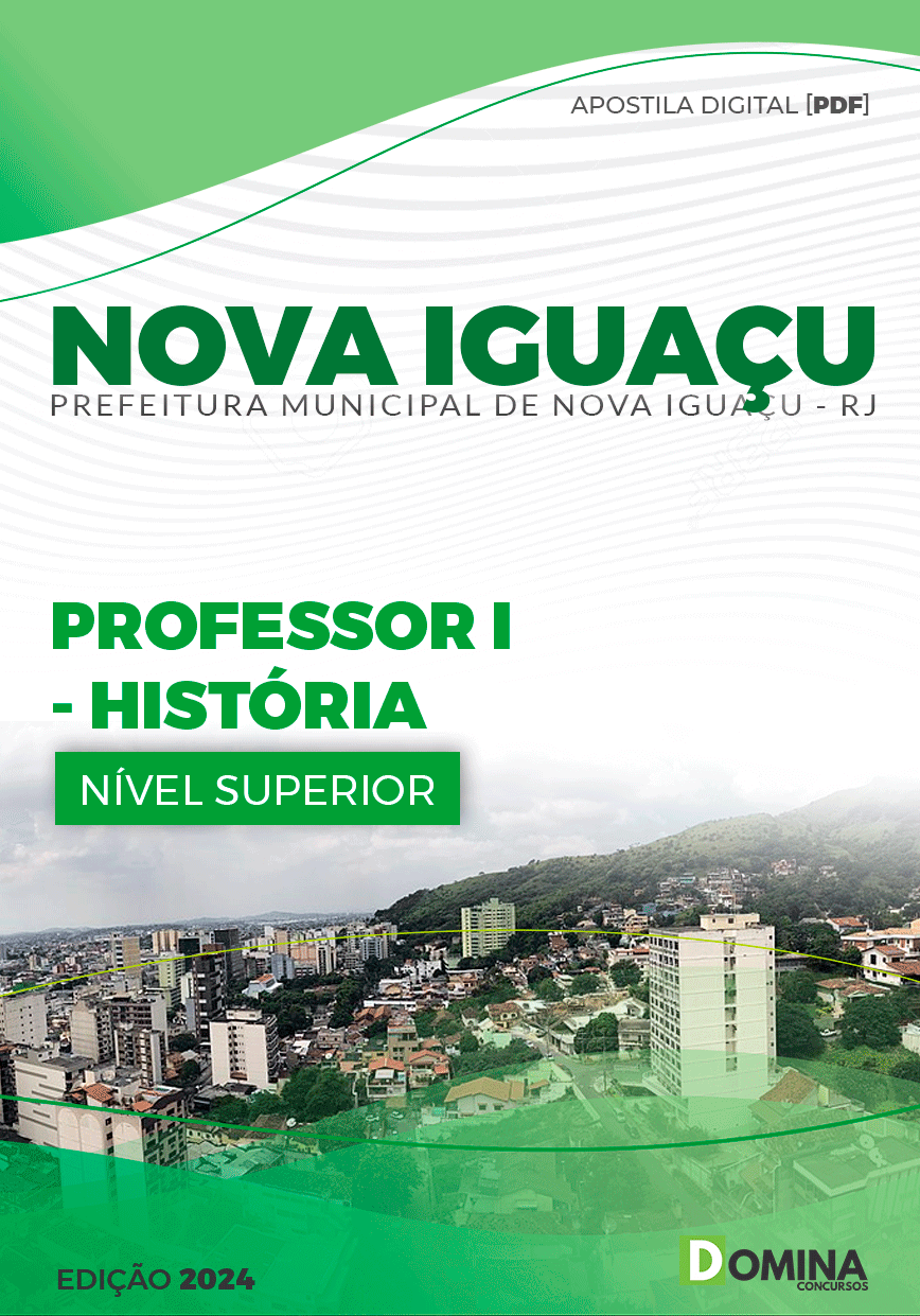 Apostila Pref Nova Iguaçu RJ 2024 Professor I História