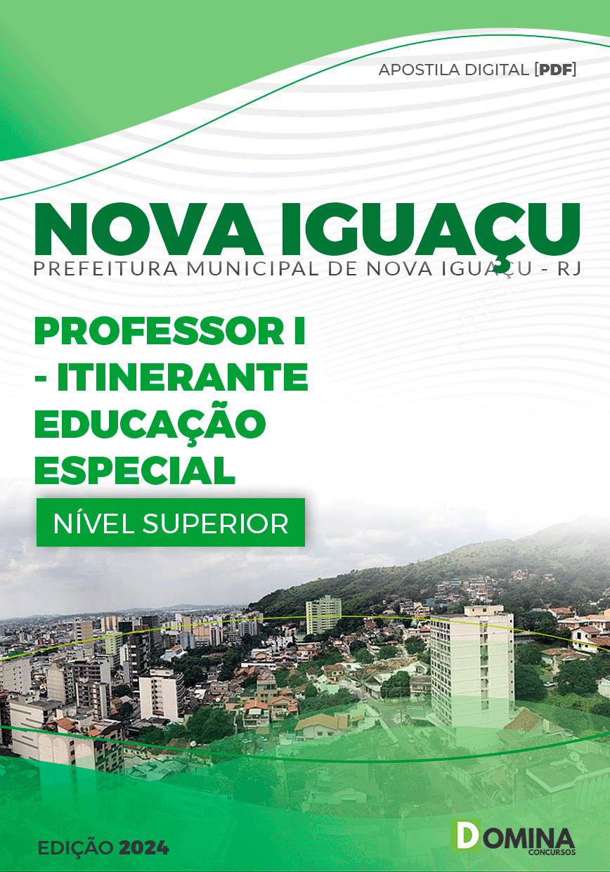 Apostila Pref Nova Iguaçu RJ 2024 Professor I Educação Especial