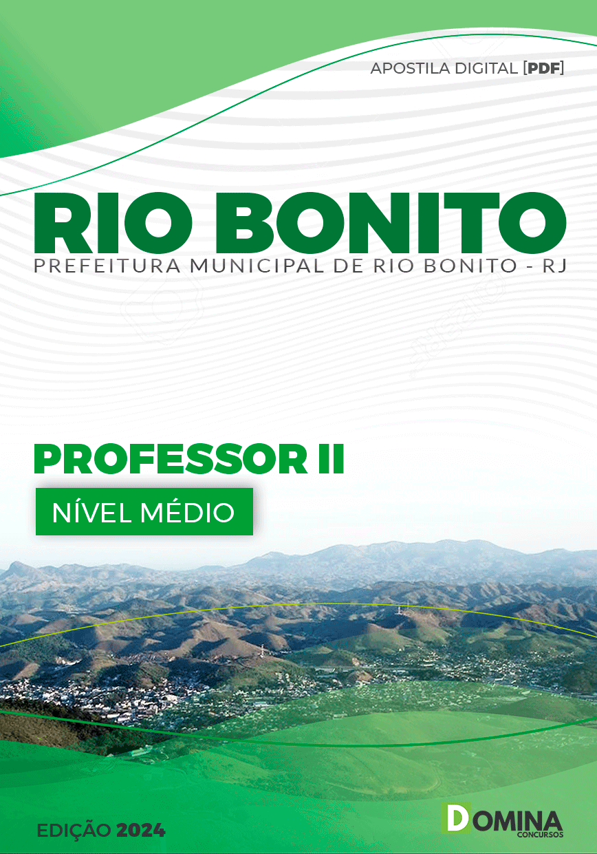 Apostila Pref Rio Bonito RJ 2024 Professor II