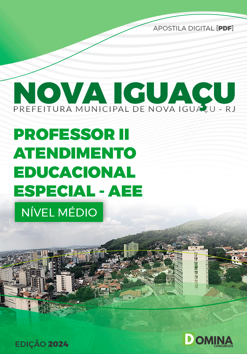 Apostila Pref Nova Iguaçu RJ 2024 Professor II AEE