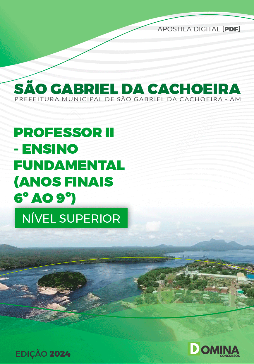 Apostila Pref São Gabriel Cachoeira AM 2024 Professor II Ed Física