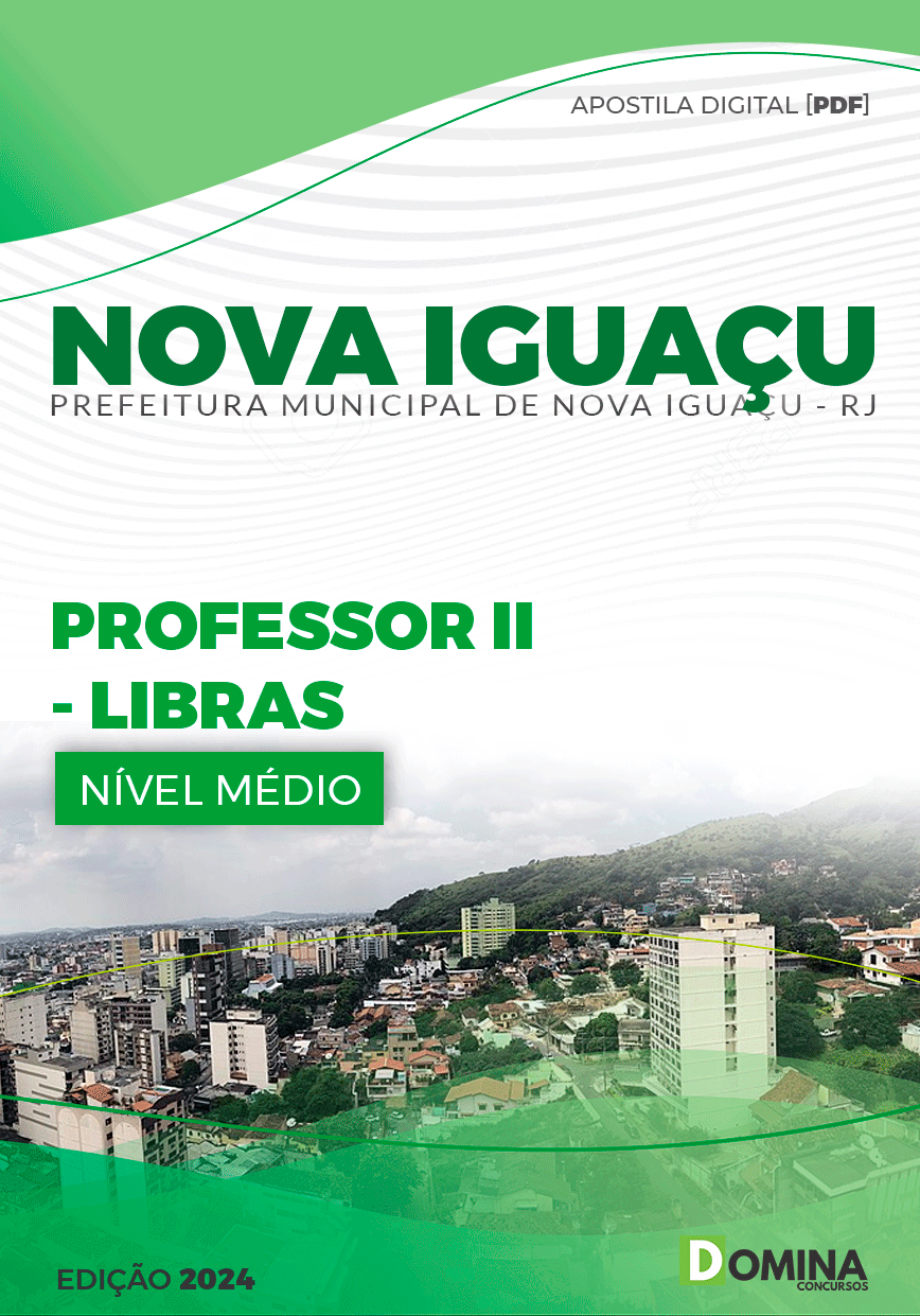 Apostila Pref Nova Iguaçu RJ 2024 Professor II Libras