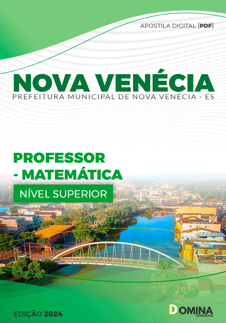 Apostila Pref Nova Venécia ES 2024 Professor de Matemática