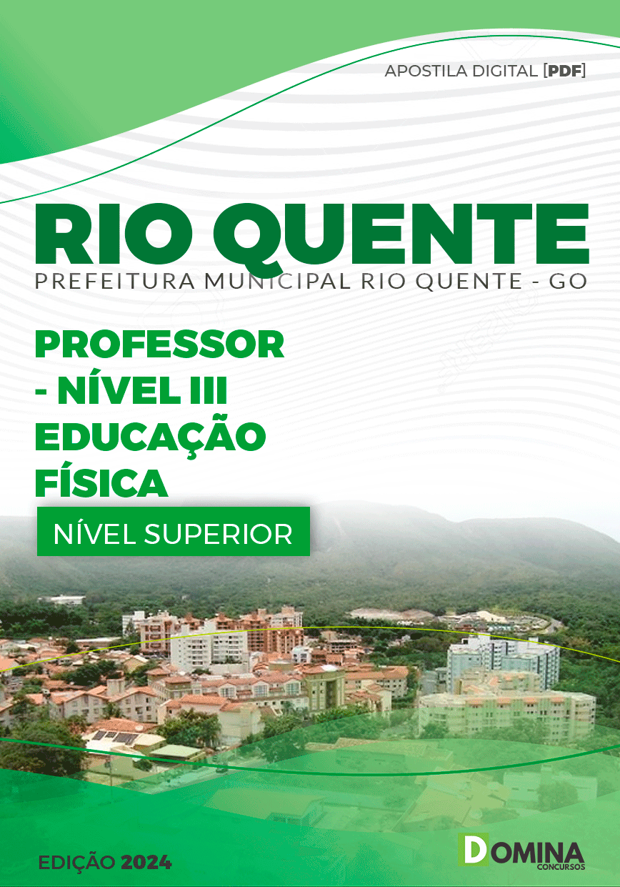 Apostila Pref Rio Quente GO 2024 Professor III Educação Física
