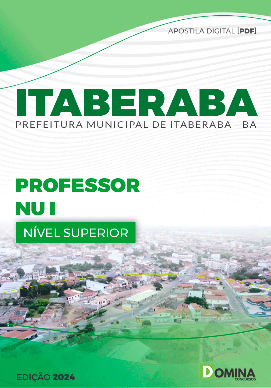 Apostila Pref Itaberaba BA 2024 Professor