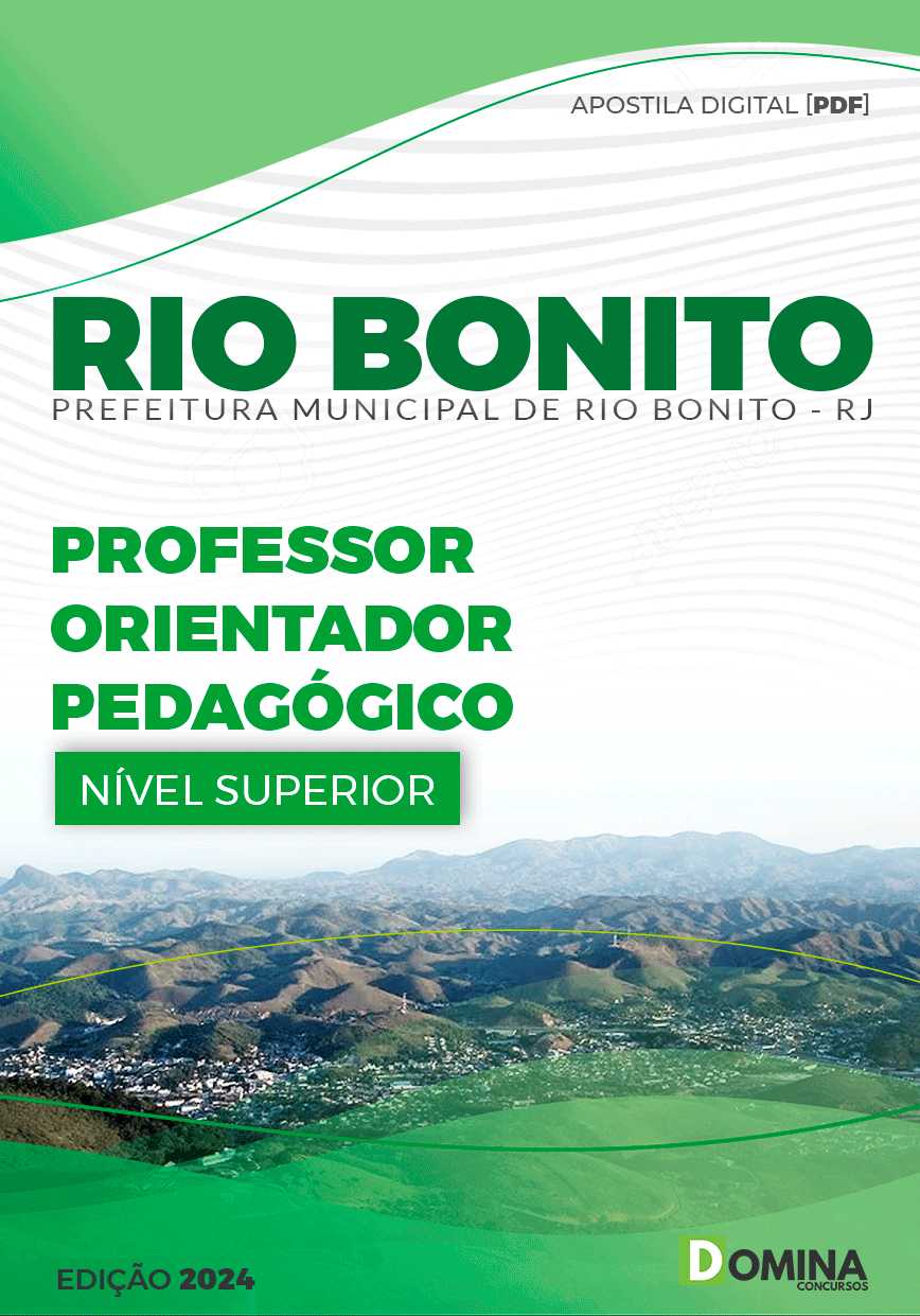 Apostila Pref Rio Bonito RJ 2024 Professor Orientador Pedagogo