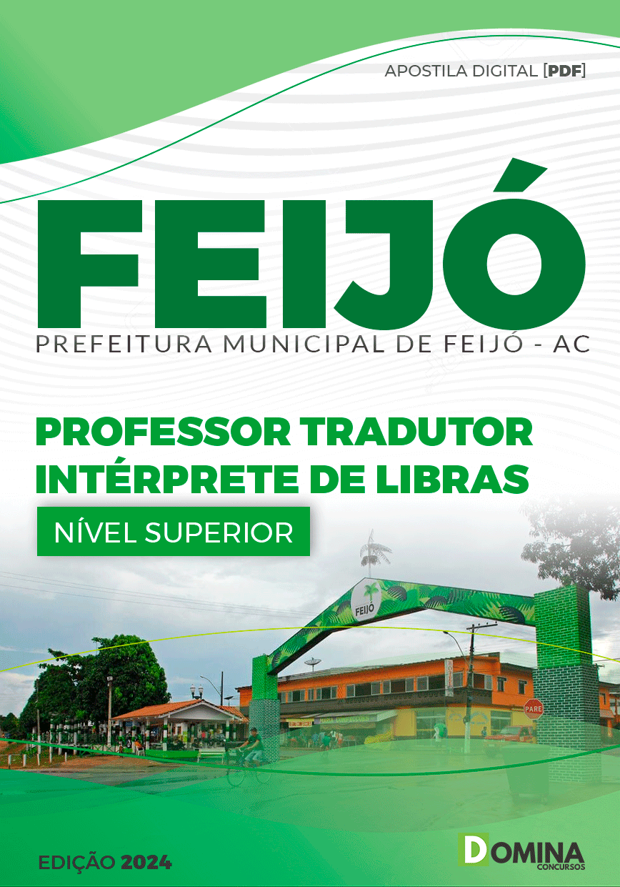 Apostila Pref Feijó AC 2024 Professor Intérprete de LIBRAS