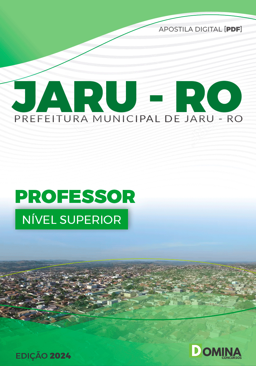 Apostila Pref Jaru RO 2024 Professor