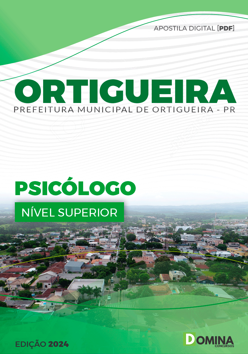 Apostila Pref Ortigueira PR 2024 Psicólogo