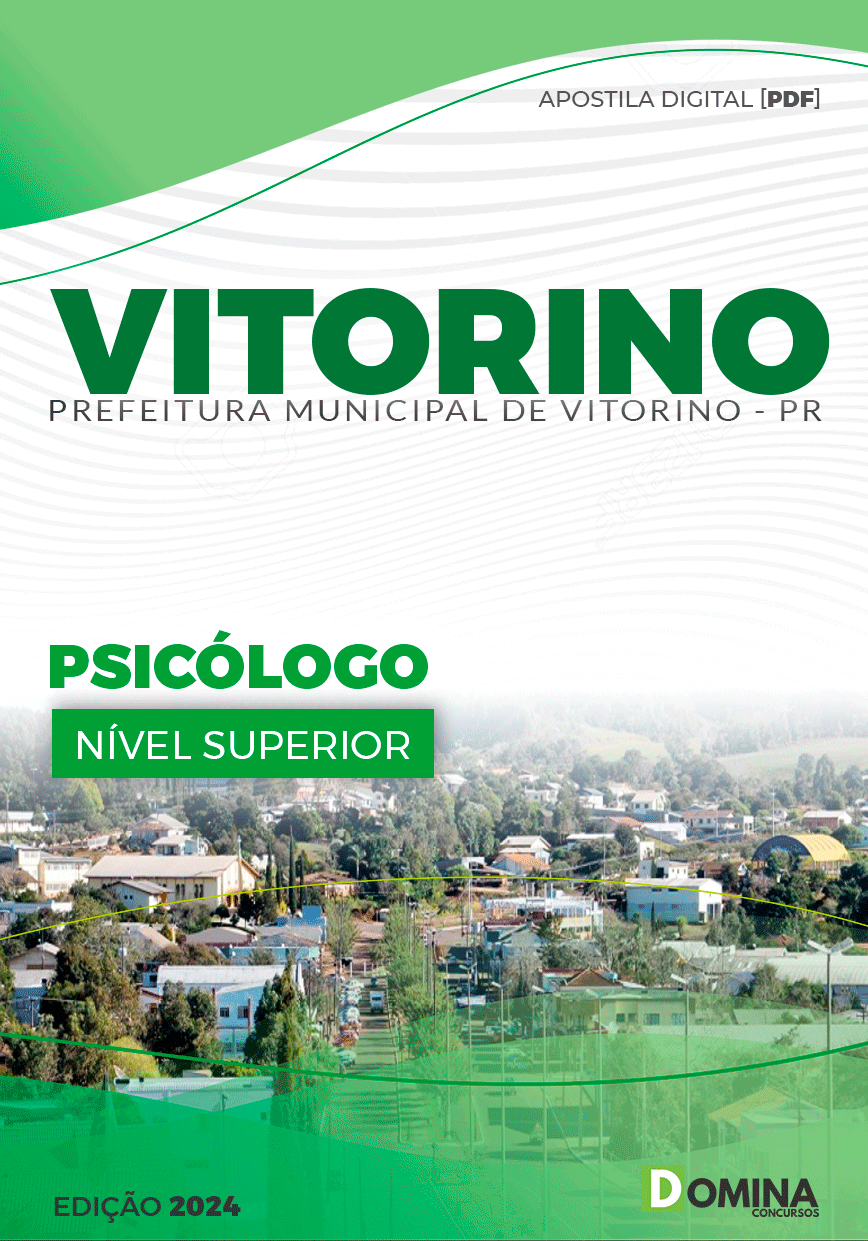 Apostila Pref Vitorino PR 2024 Psicólogo