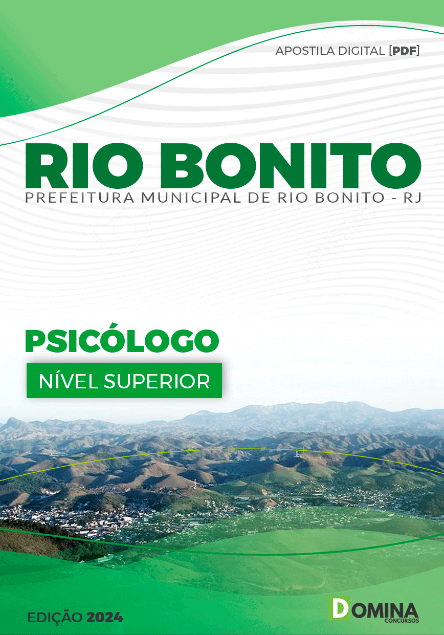 Apostila Pref Rio Bonito RJ 2024 Psicólogo