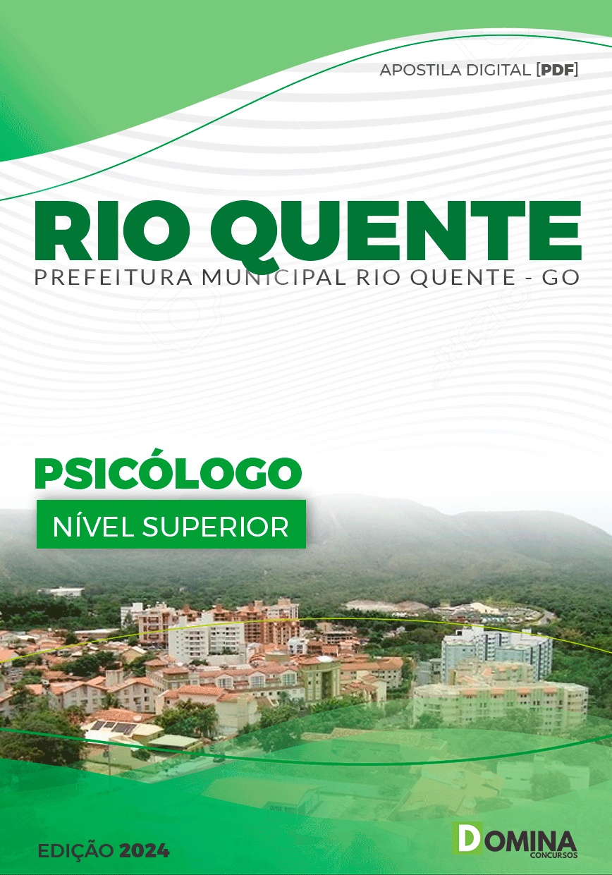 Apostila Pref Rio Quente GO 2024 Psicólogo