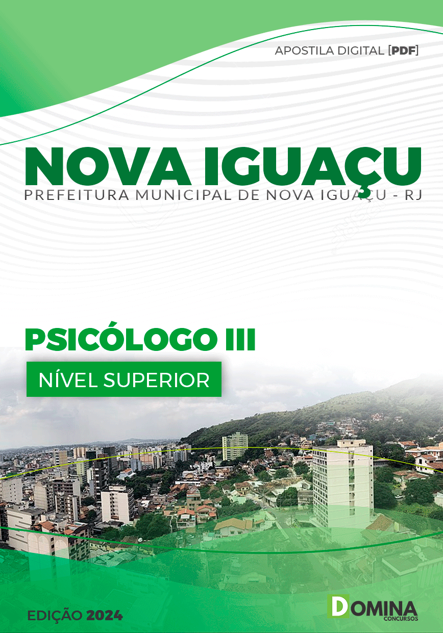 Apostila Pref Nova Iguaçu RJ 2024 Psicólogo III