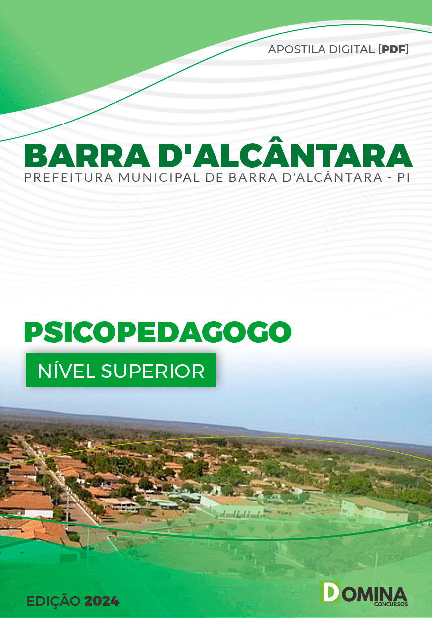 Apostila Pref Barra D'Alcântara PI 2024 Psicopedagogo