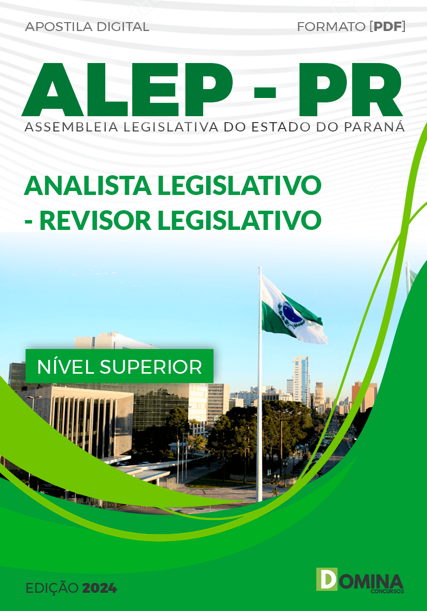 Apostila ALEP PR 2024 Analista Legislativo Revisor Legislativo