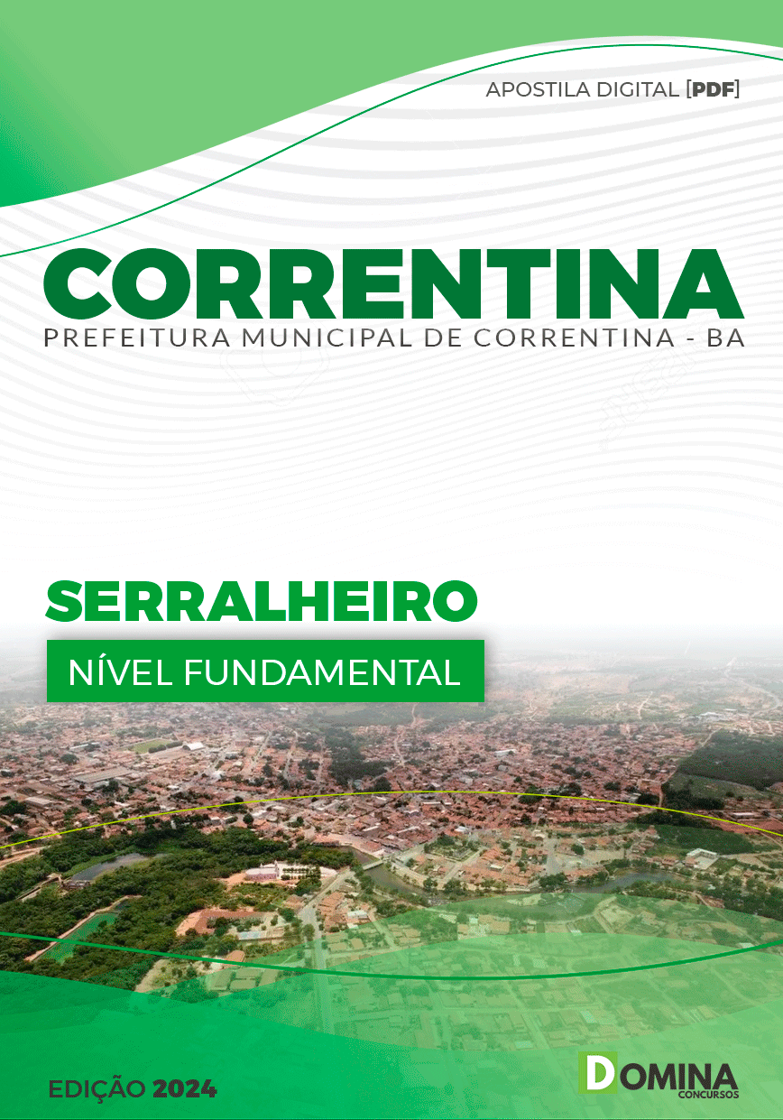 Apostila Pref Correntina BA 2024 Serralheiro