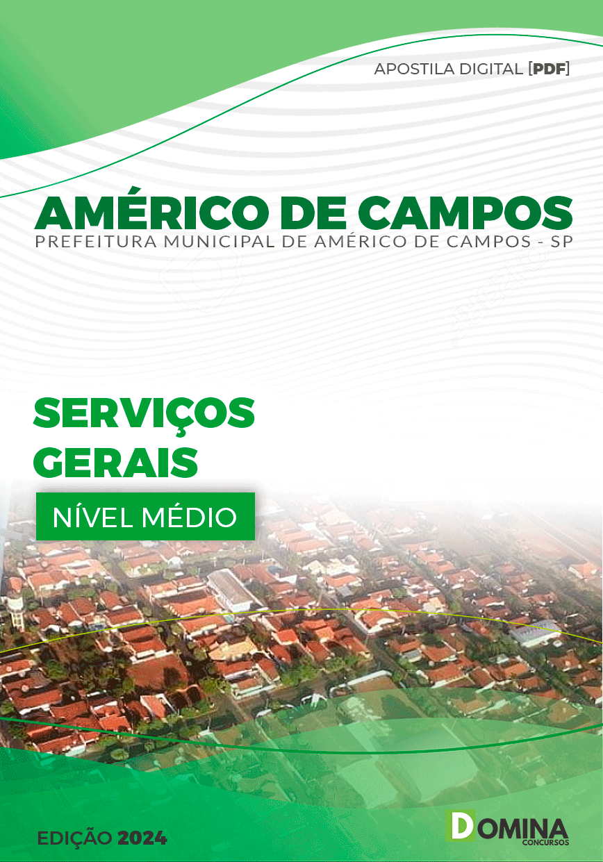 Pref Américo de Campos SP 2024 Serviços Gerais