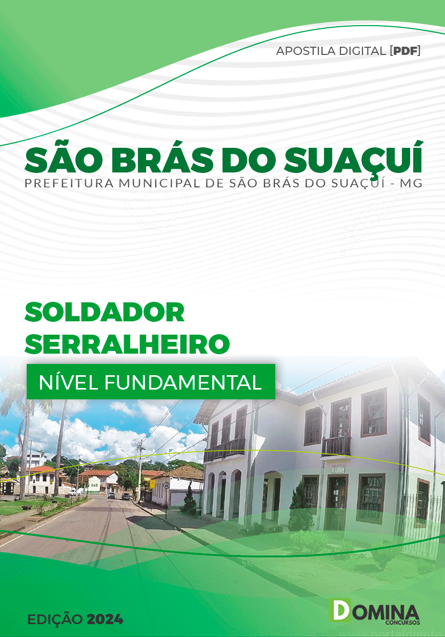 Apostila Pref São Brás do Suaçuí MG 2024 Soldador Serralheiro