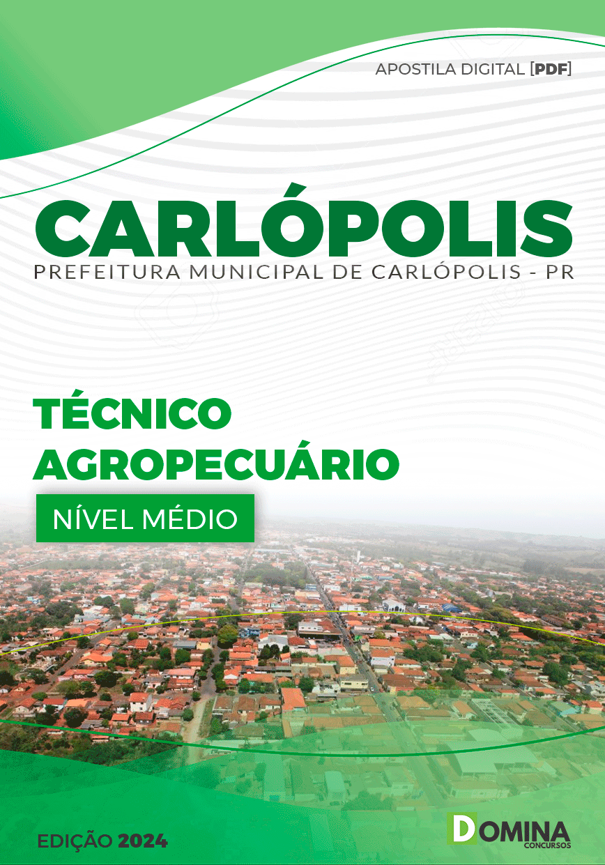 Apostila Pref Carlópolis PR 2024 Técnico Agropecuário