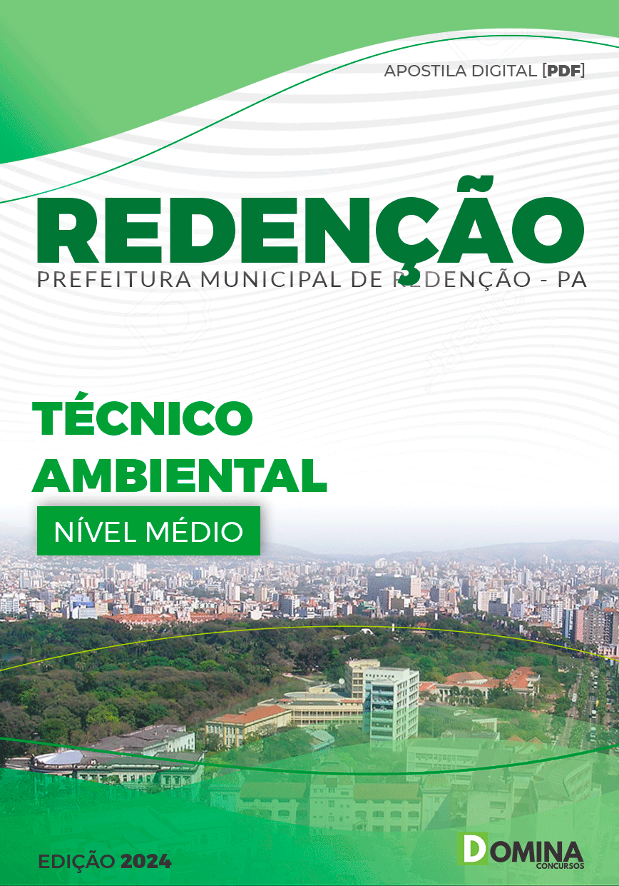 Apostila Pref Redenção PA 2024 Técnico Ambiental