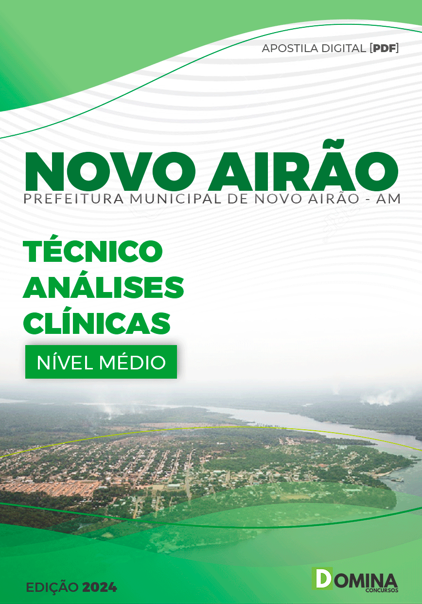 Apostila Pref Novo Airão AM 2024 Técnico Analise Clínicas