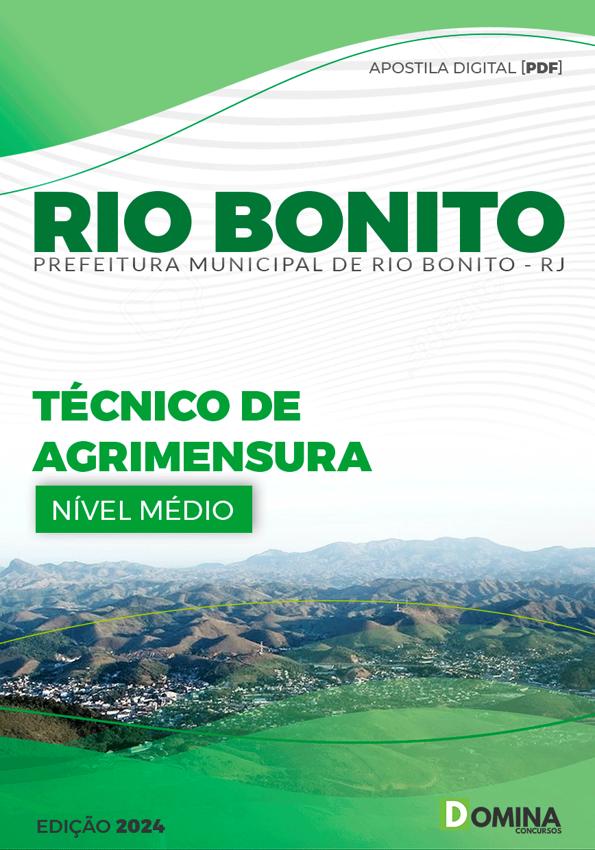 Apostila Pref Rio Bonito RJ 2024 Técnico Agrimensura