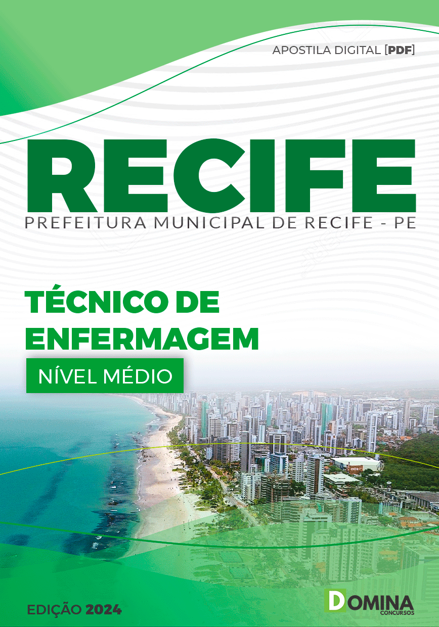 Apostila Pref Recife PE 2024 Técnico Enfermagem