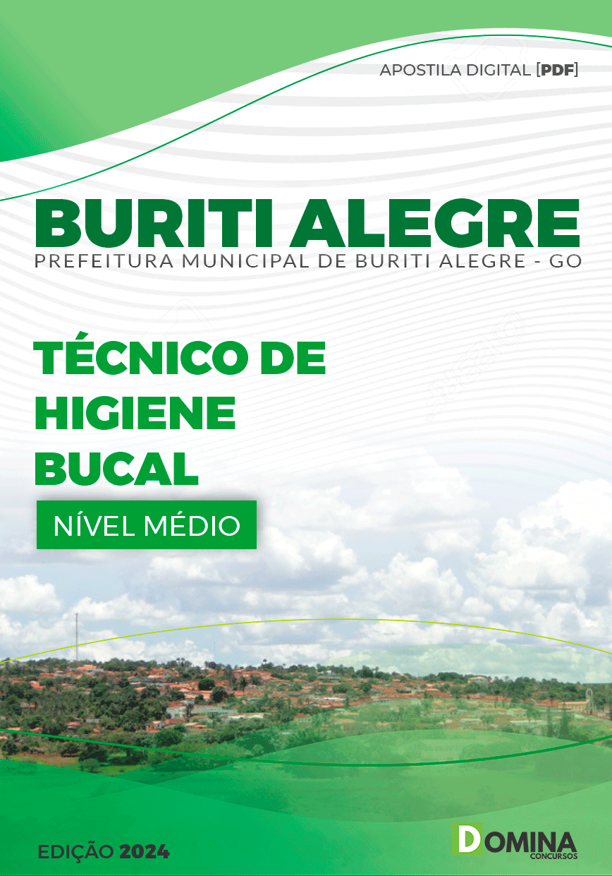 Apostila Pref Buriti Alegre GO 2024 Técnico de Higiene Bucal