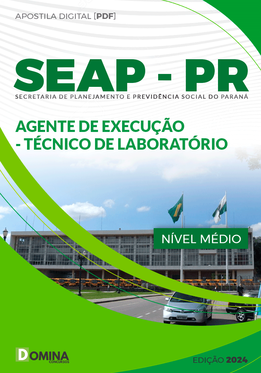 Apostila Concurso SEAP PR 2024 Técnico Laboratório