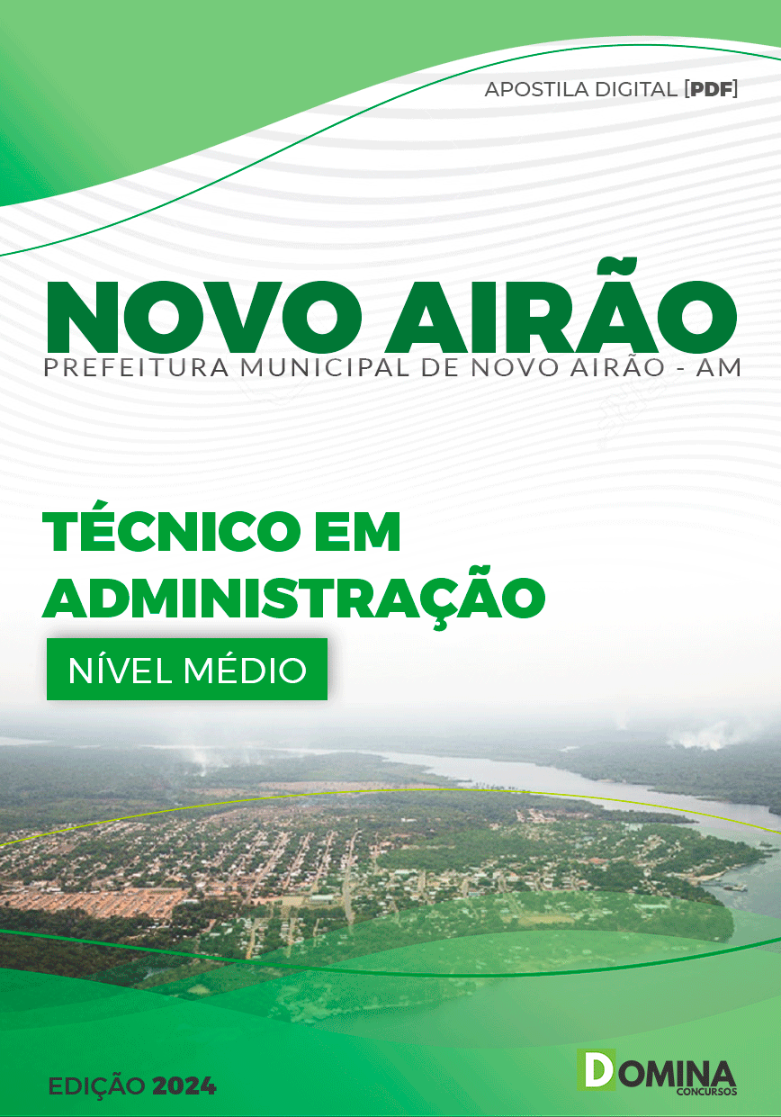 Apostila Pref Novo Airão AM 2024 Técnico Administrativo