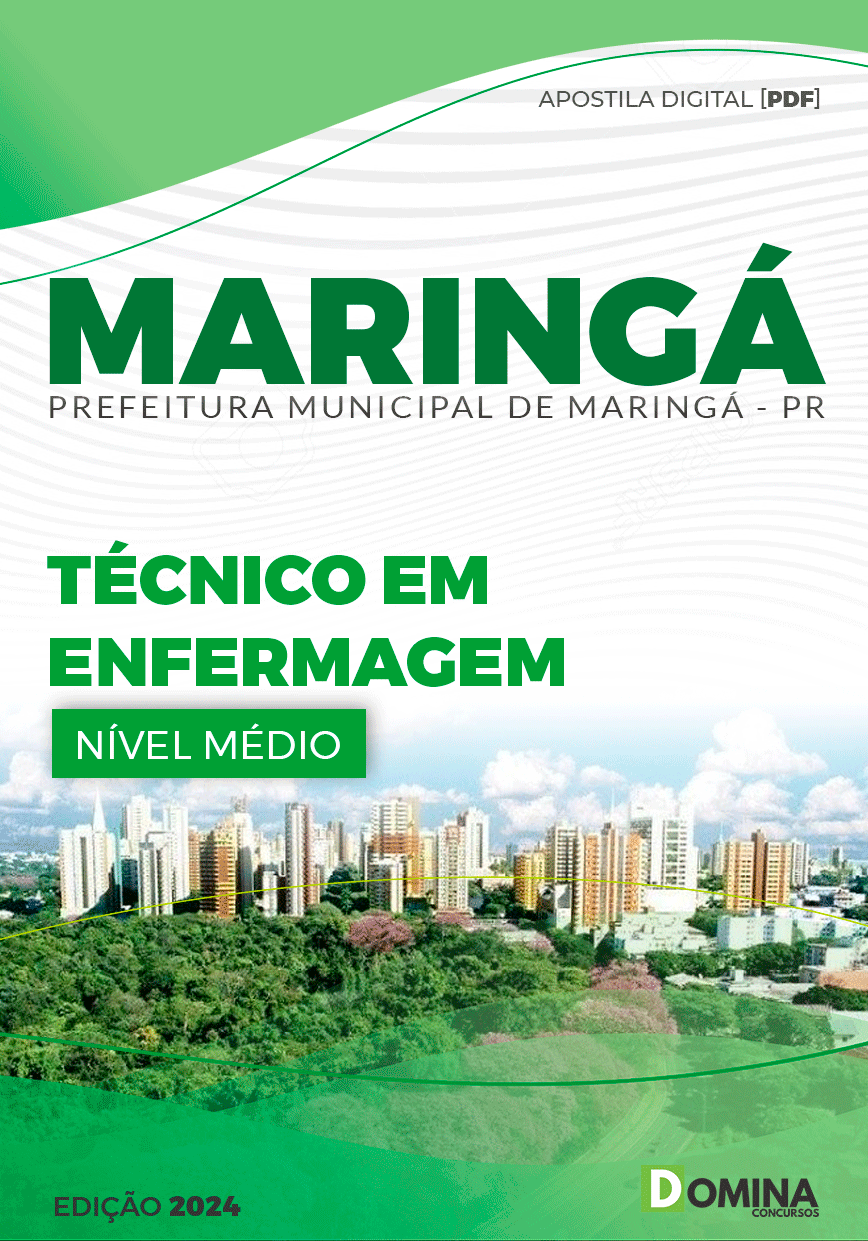 Apostila Pref Maringá PR 2024 Técnico em Enfermagem