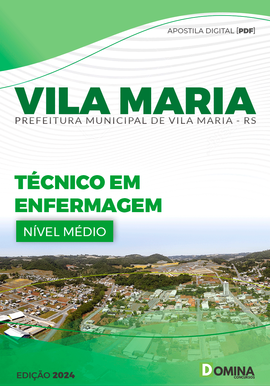 Apostila Pref Vila Maria RS 2024 Técnico Enfermagem
