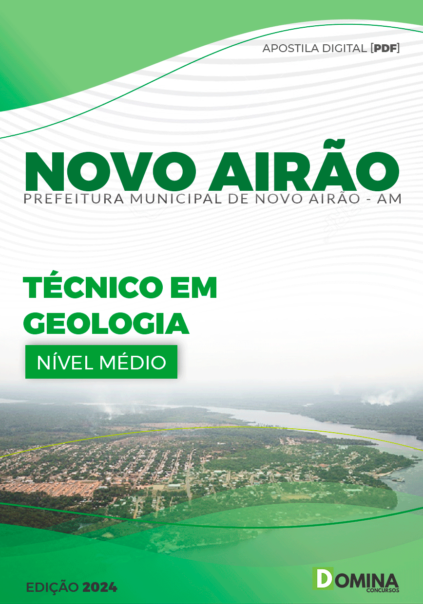 Apostila Pref Novo Airão AM 2024 Técnico Geologia
