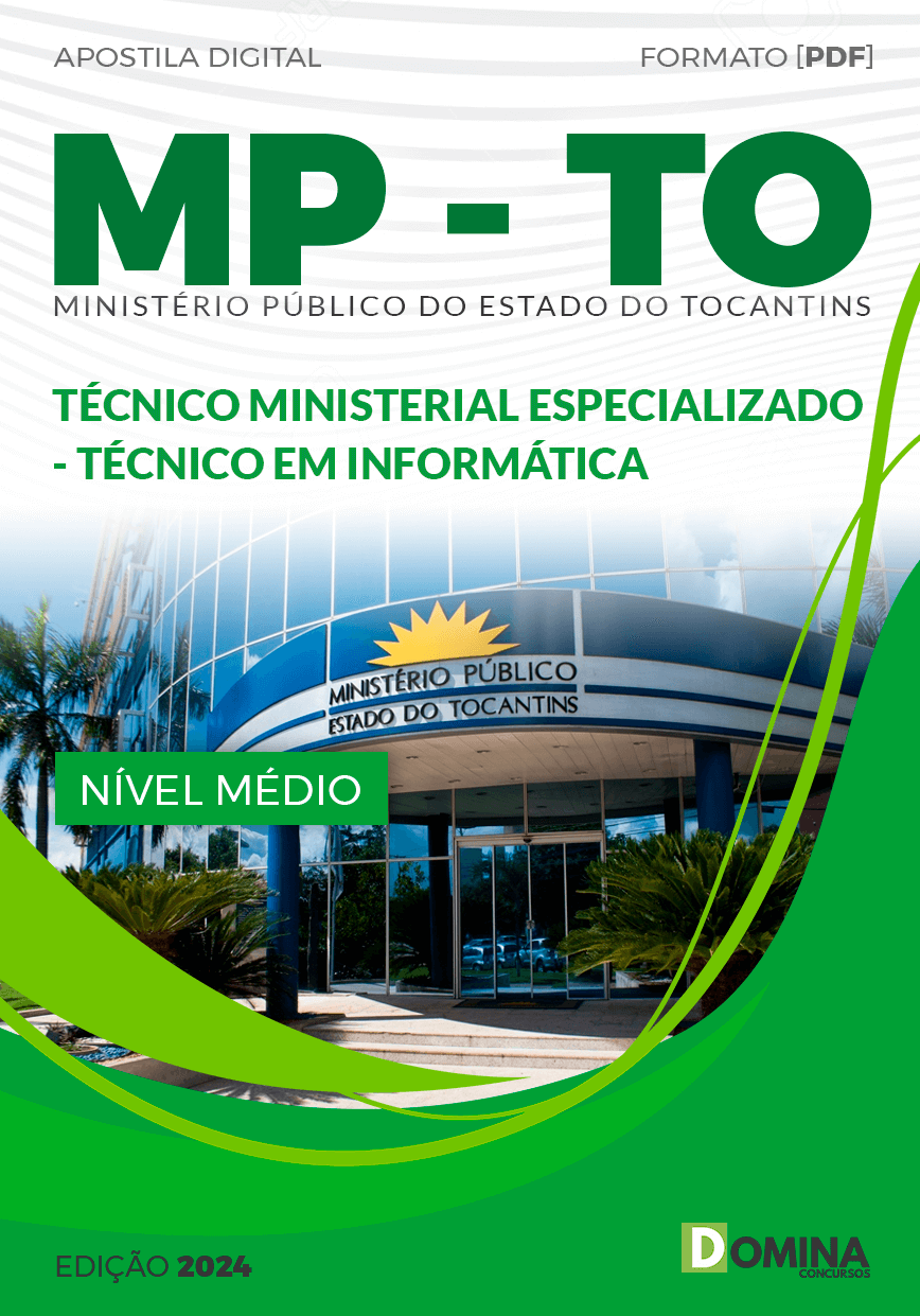 Apostila Concurso MP TO 2024 Técnico Informática