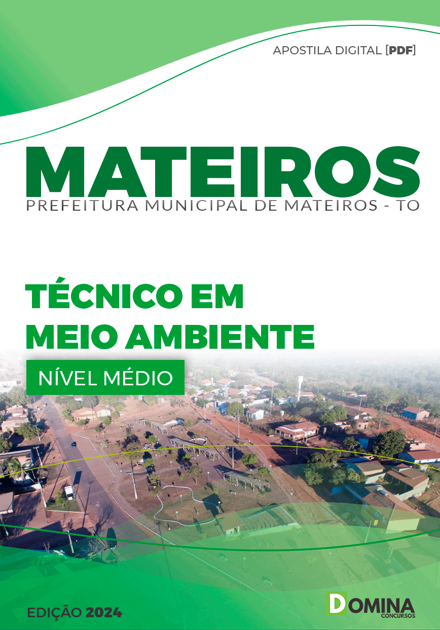 Apostila Pref Mateiros TO 2024 Técnico Meio Ambiente