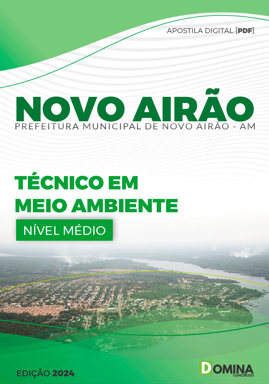 Apostila Pref Novo Airão AM 2024 Técnico Meio Ambiente
