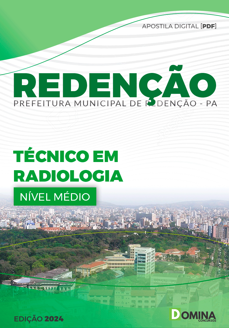 Apostila Pref Redenção PA 2024 Técnico Radiologia