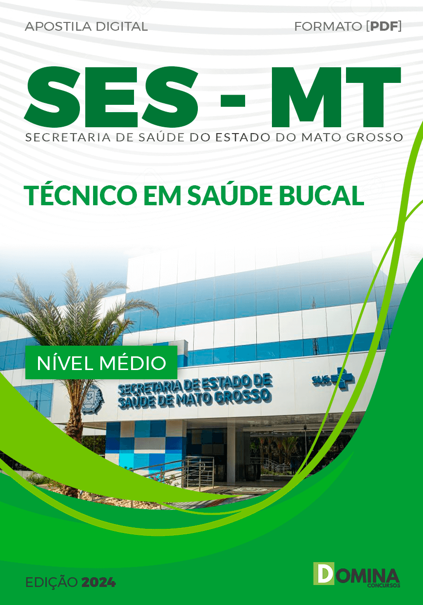 Apostila Concurso SES MT 2024 Técnico Saúde Bucal